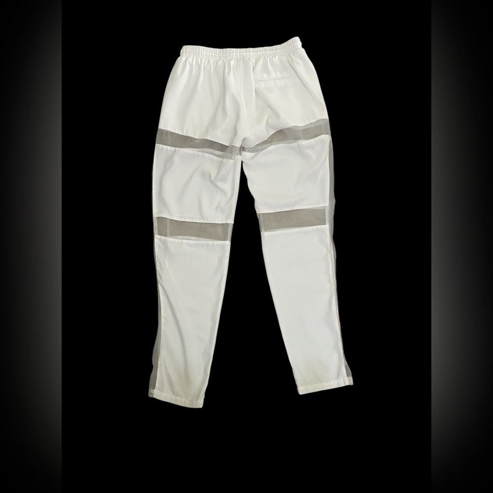 Tobi White Pants with Sheer Panels - Sz Small - Picture 2 of 9